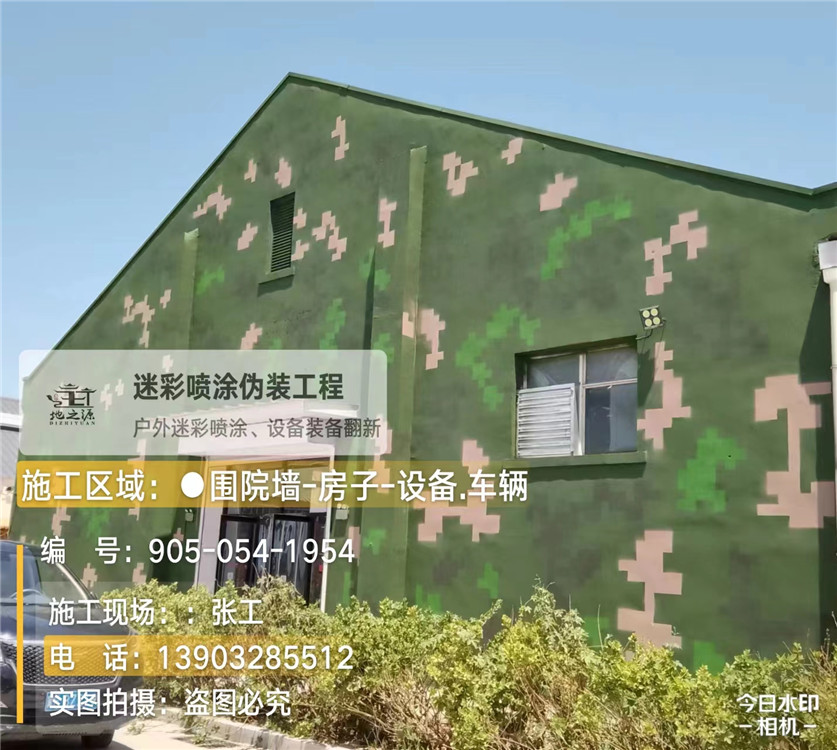 泸州外墙数码迷彩漆施工报价清单（100㎡标准墙面测算）